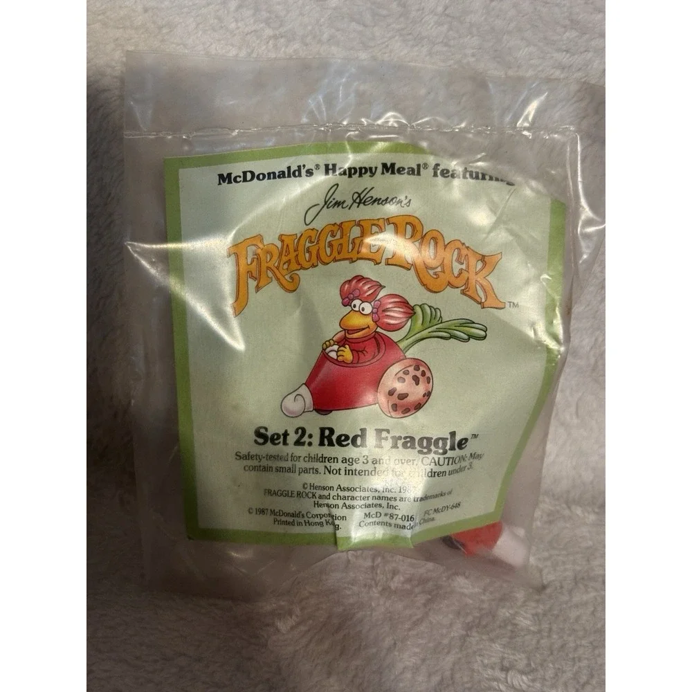 Vintage‎ Fraggle Rock 1987 Mcdonald's Happy Meal Toys Number 2, 3 And 3